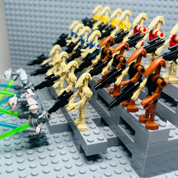 Star Wars General Grievous with Battle Droid Custom Minifigures Lot of 22 - Picture 2 of 4